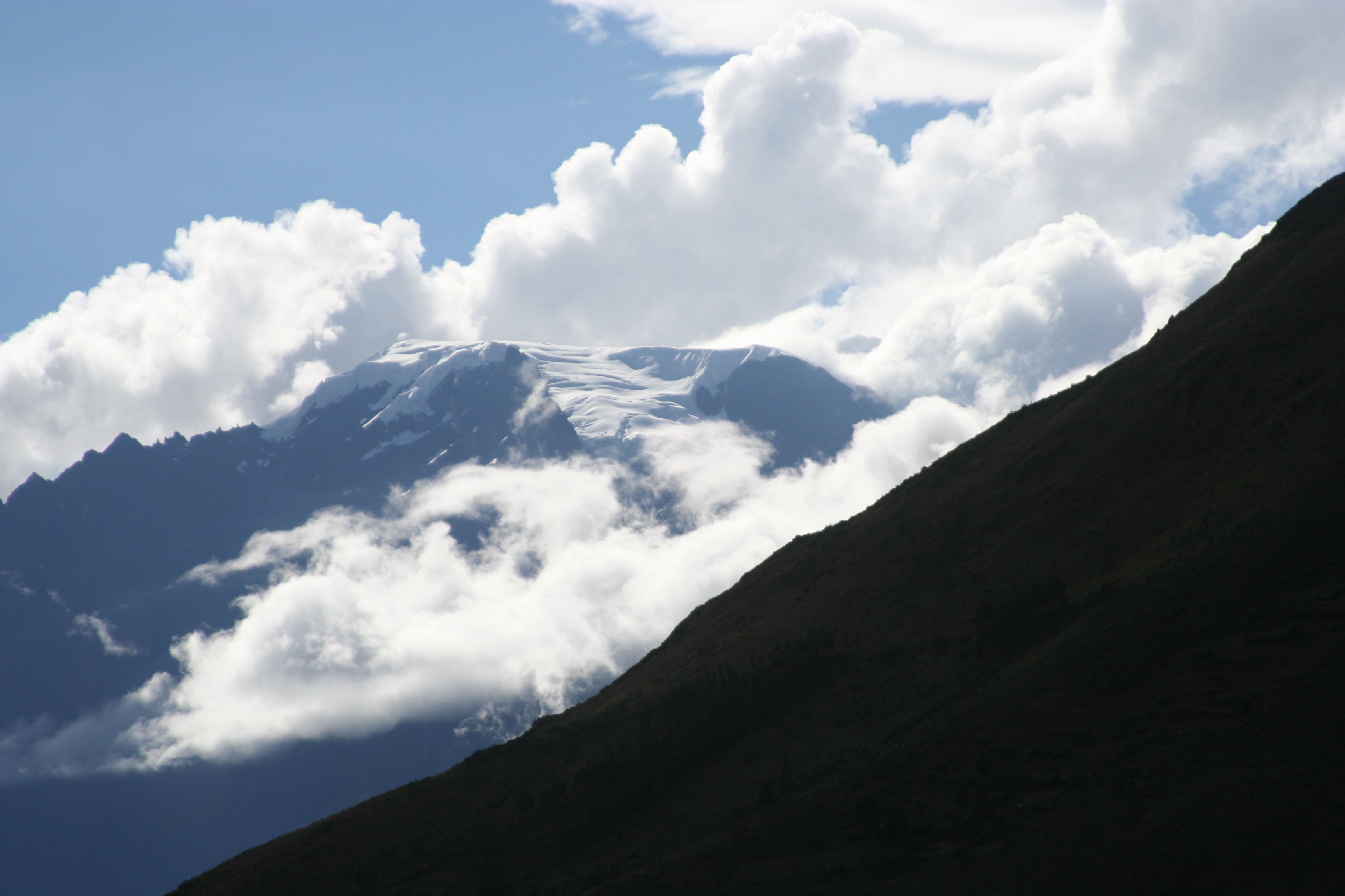Andes Mountain Glacier